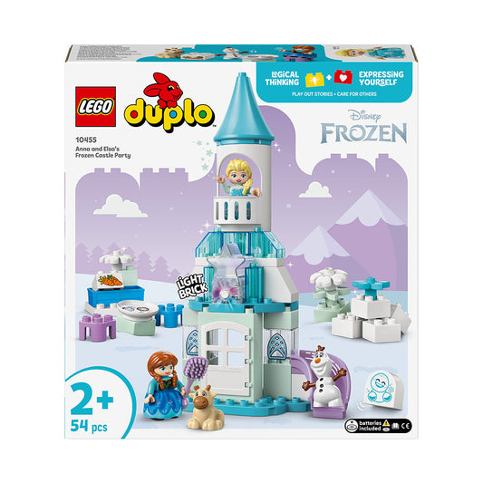 LEGO® DUPLO® │ Disney™ Anna and Elsa’s Frozen Castle Party Buildable Toddler Toy 10455