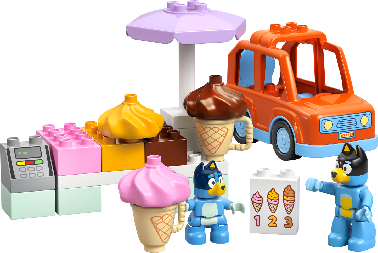 LEGO Ice Cream Trip with Bluey — Set 10458