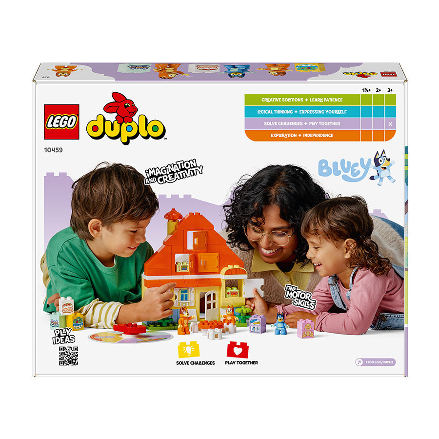 LEGO® DUPLO® Bluey: Bluey’s Family House with Memory Game Interactive Toy 10459