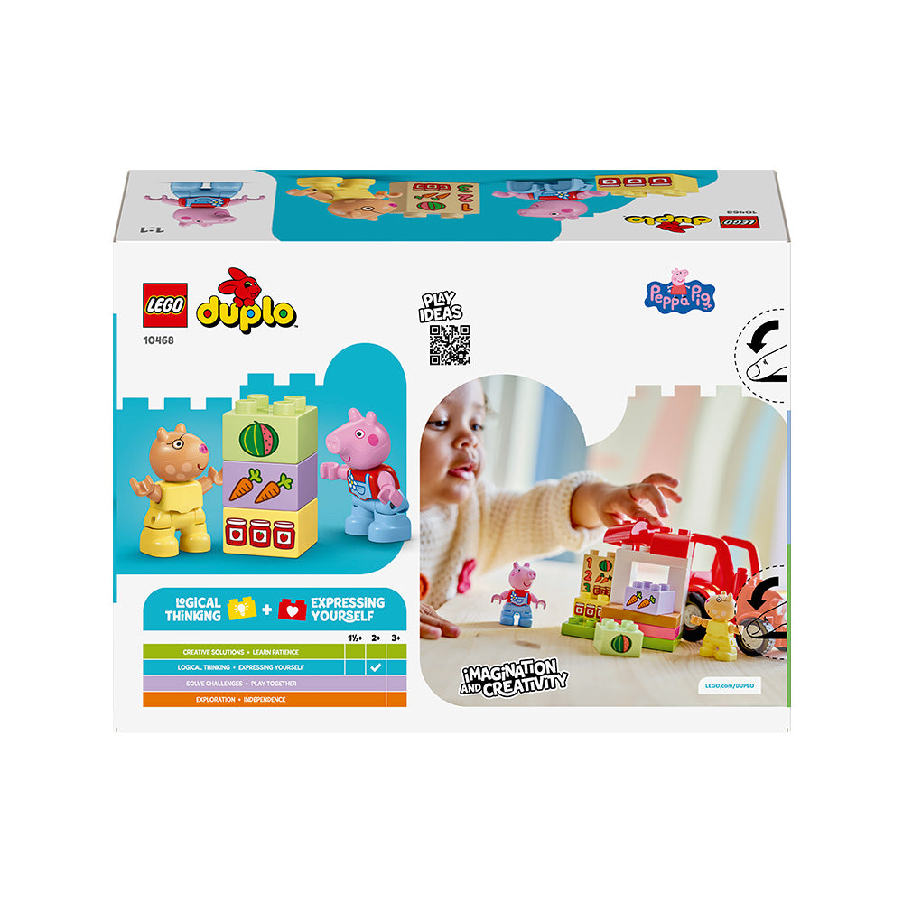 LEGO® DUPLO® Peppa Pig Tractor and Market Building Toy 10468
