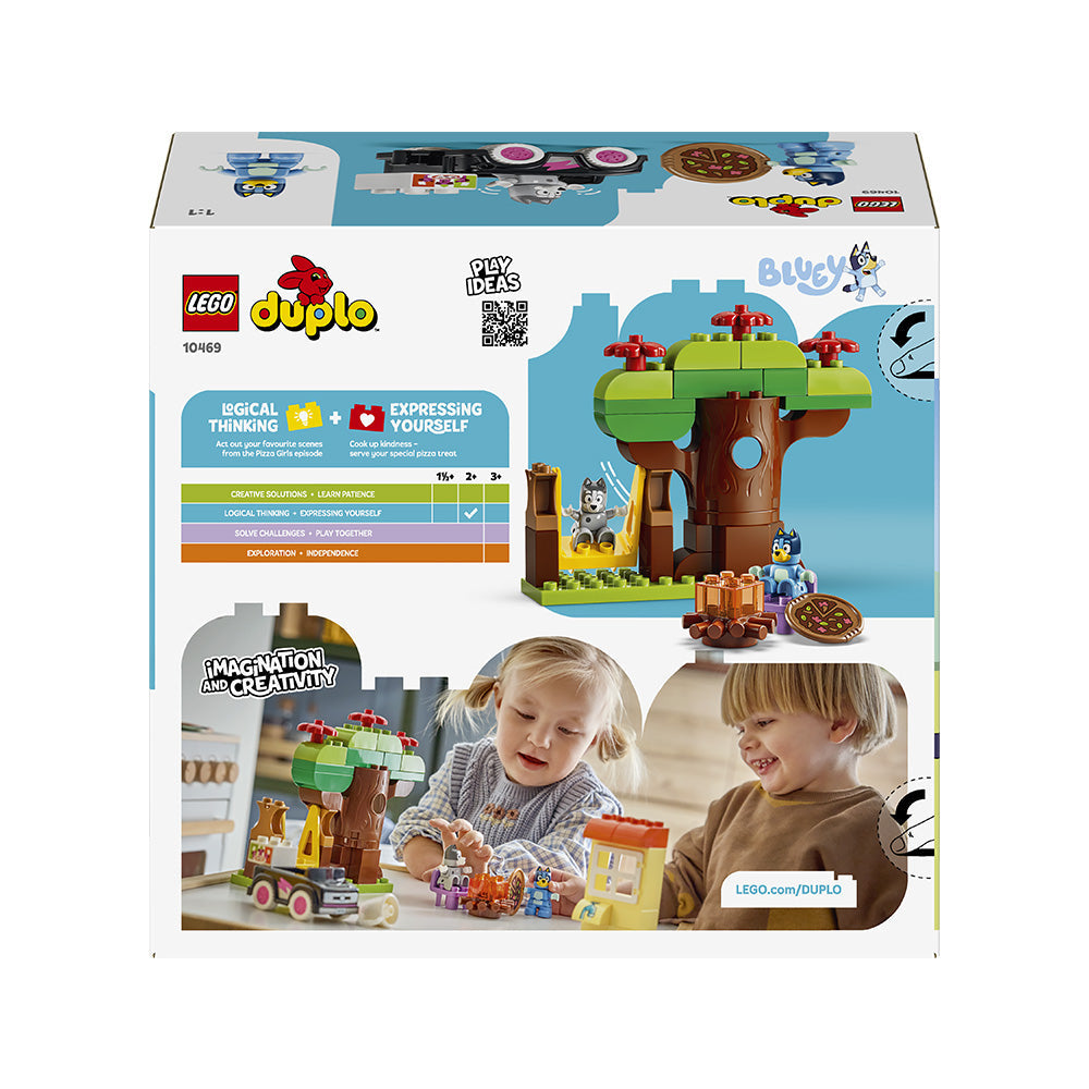LEGO® DUPLO® Bluey Pizza Girls with Muffin and Bluey 10469