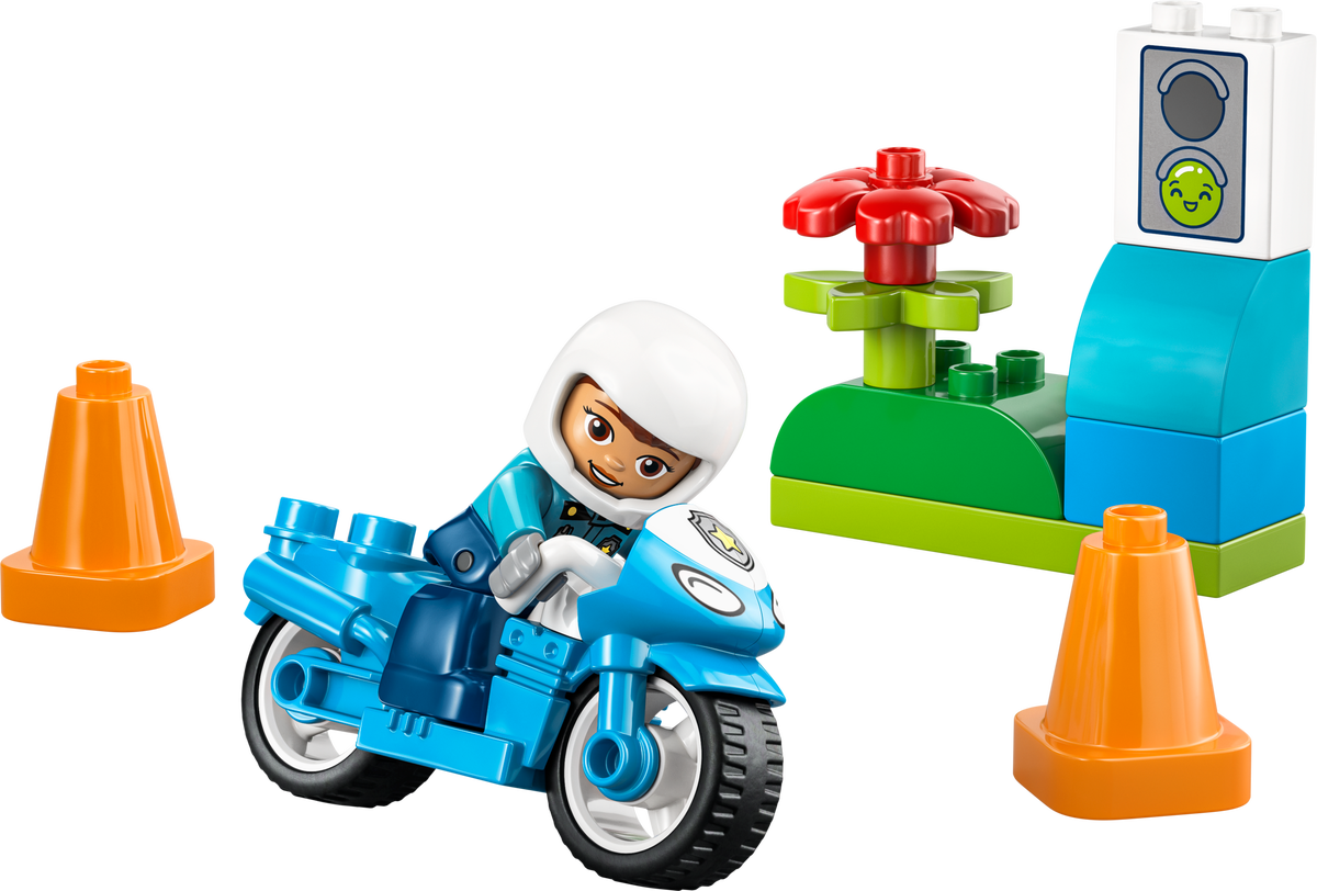 LEGO Blue Police Motorcycle — Set 10471