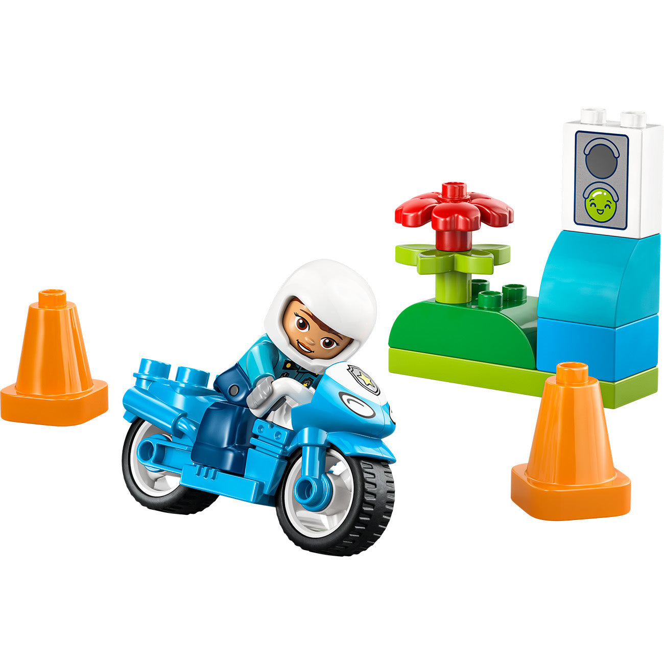 LEGO® DUPLO® Town Blue Police Motorcycle Playset 10471