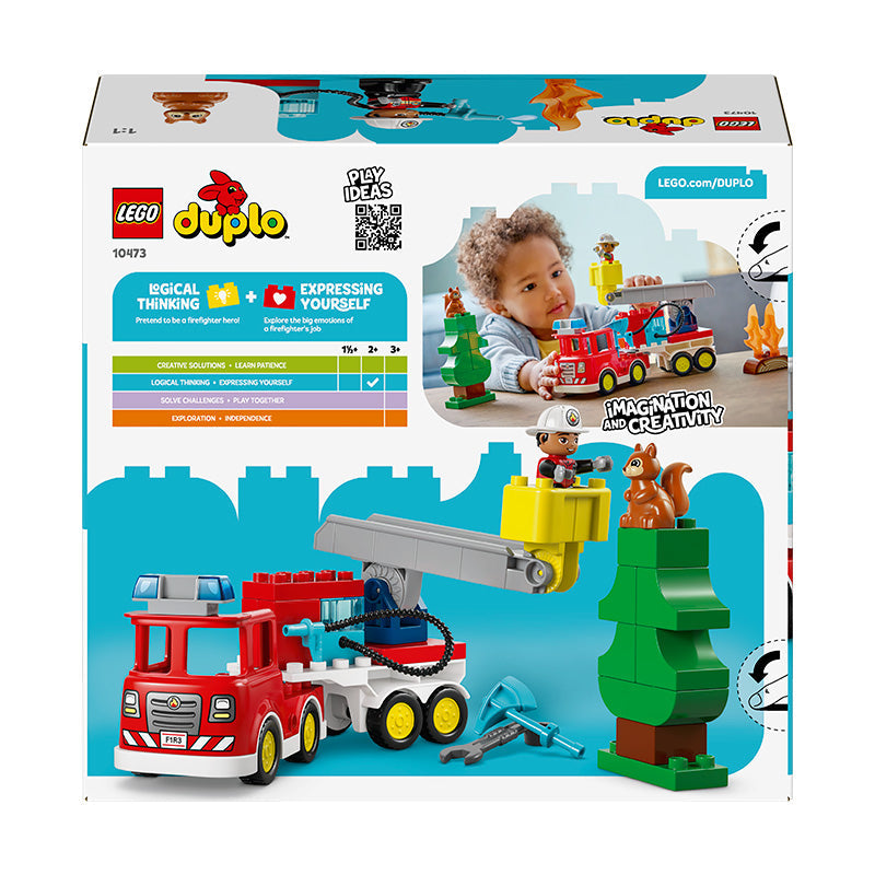 LEGO® DUPLO® Town Fire Engine with Hose and Firefighter 10473