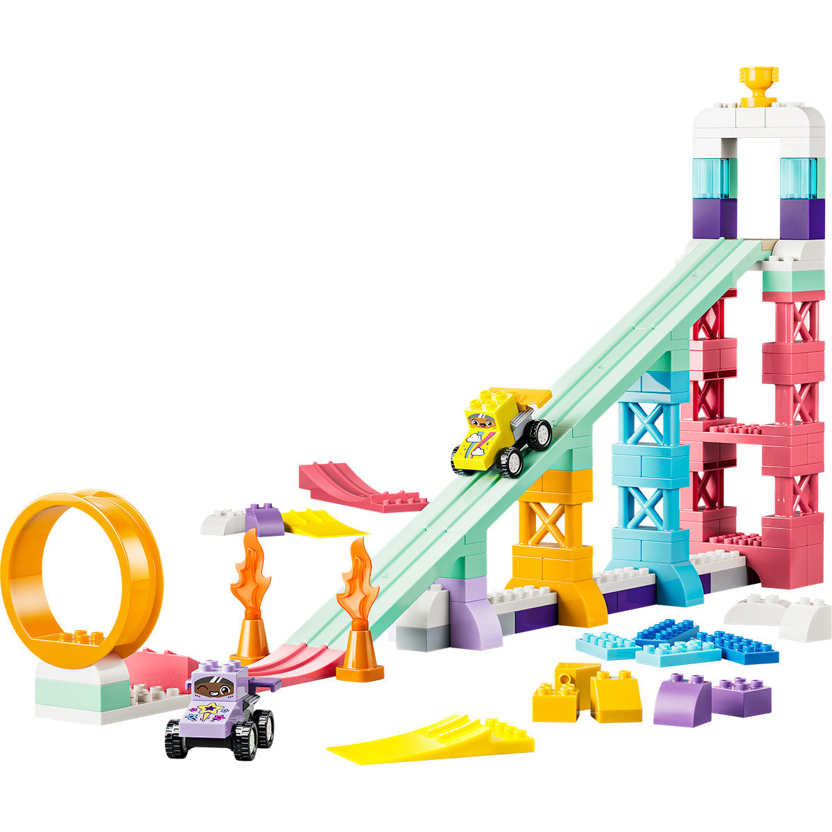 LEGO® DUPLO® Town 3 in 1 Creative Ramps with Vehicles 10478