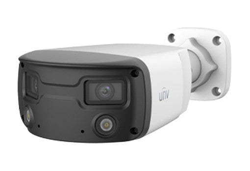 Uniview UNV 4MP ColorHunter OmniView Dual Lense 160° Fixed Bullet IP Camera 2x4mm | IPC2K24SE-ADF40KMC-WL-I0
