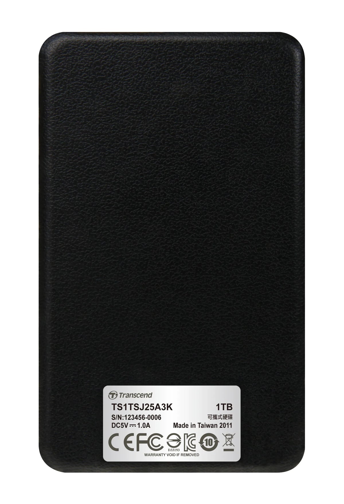 TRANSCEND 1TB 25A3 USB3.1 2.5'' USB HDD - BLACK