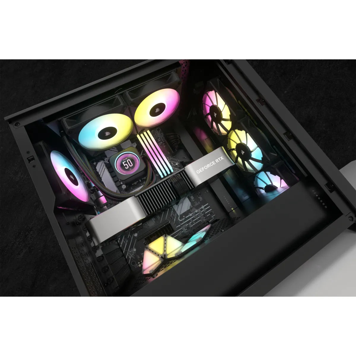 Corsair iCUE H100i ELITE LCD XT 240mm Liquid CPU Cooler AMD: AM5; AM3/4; sTRX4; sTR5 | Intel LGA: 1700/1851; 115X; 1200; 2011