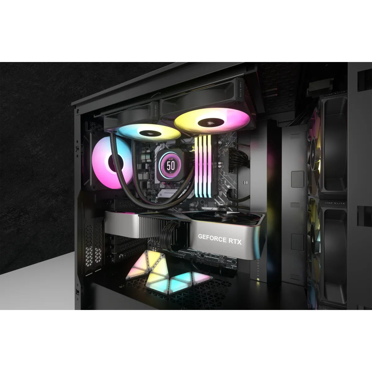 Corsair iCUE H100i ELITE LCD XT 240mm Liquid CPU Cooler AMD: AM5; AM3/4; sTRX4; sTR5 | Intel LGA: 1700/1851; 115X; 1200; 2011