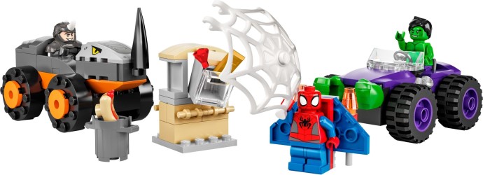 LEGO Hulk vs. Rhino Truck Showdown — Set 10782