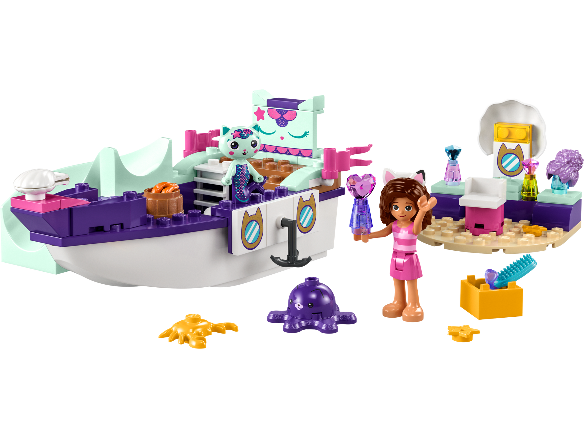 LEGO Gabby & MerCat's Ship & Spa — Set 10786