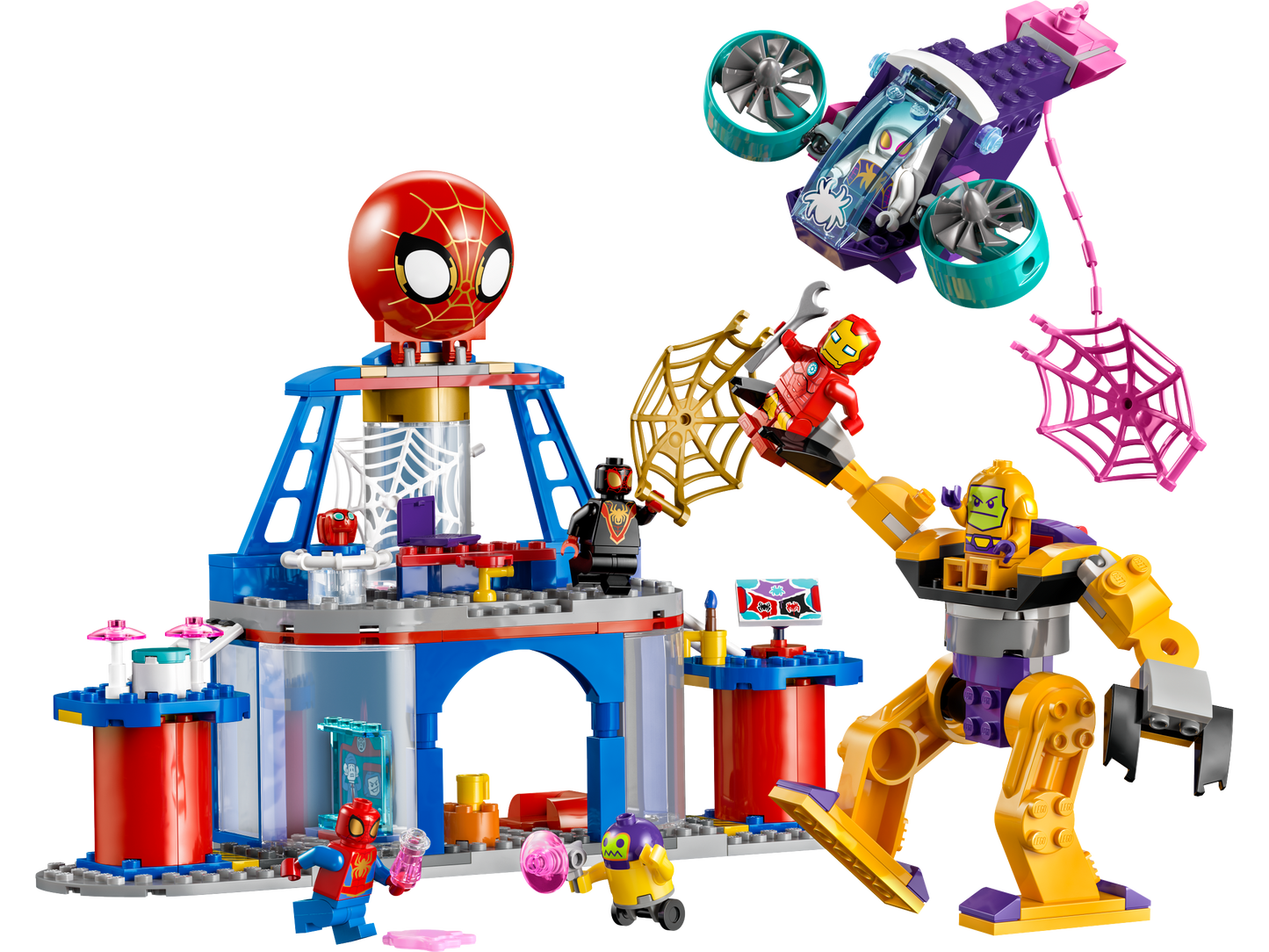 LEGO Team Spidey Web Spinner Headquarters — Set 10794