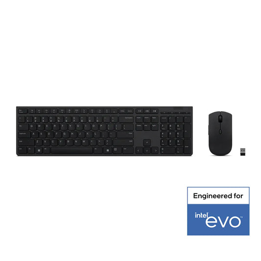 LENOVO PROFESSIONAL WIRELESS RECHARGEABLE COMBO KEYBOARD AND MOUSE - Guards On Duty Shop & Security Guards