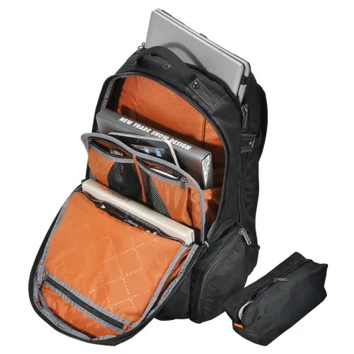 EVERKI BUSINESS BACKPACK | Fits up to 18.4 inch laptops | Rain cover | Heavy-duty zippers and pulls