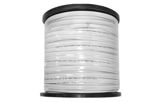 PowerX Cable - white 100m roll, RG59 with 0.5 ripcord