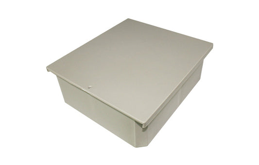 Multipurpose ABS Enclosure - grey, large base sliding lid, 240mm x 270mm x 92mm, suitable for 17AH battery