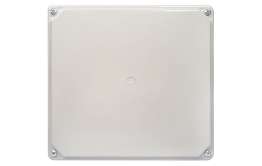 Multipurpose ABS Enclosure - light grey, medium, fixed lid, 222mm x 204mm x 80mm suitable for 7AH battery