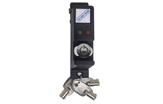 Key Switch On/Off - LED status indicator, radial key, including box