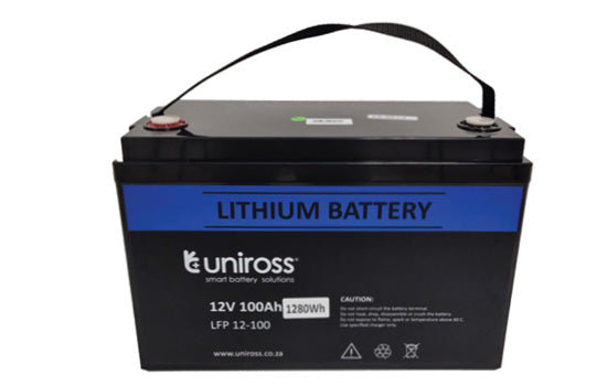 LFP12-100 - 12v 100Ah Li-FEPO4 battery