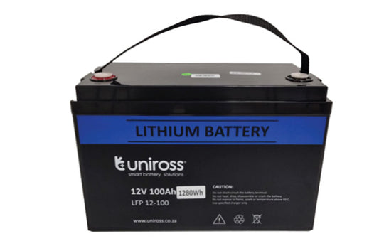 LFP12-100 - 12v 100Ah Li-FEPO4 battery