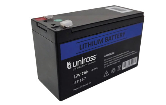 LFP12-7 - 12v 7Ah Li-FEPO4 battery