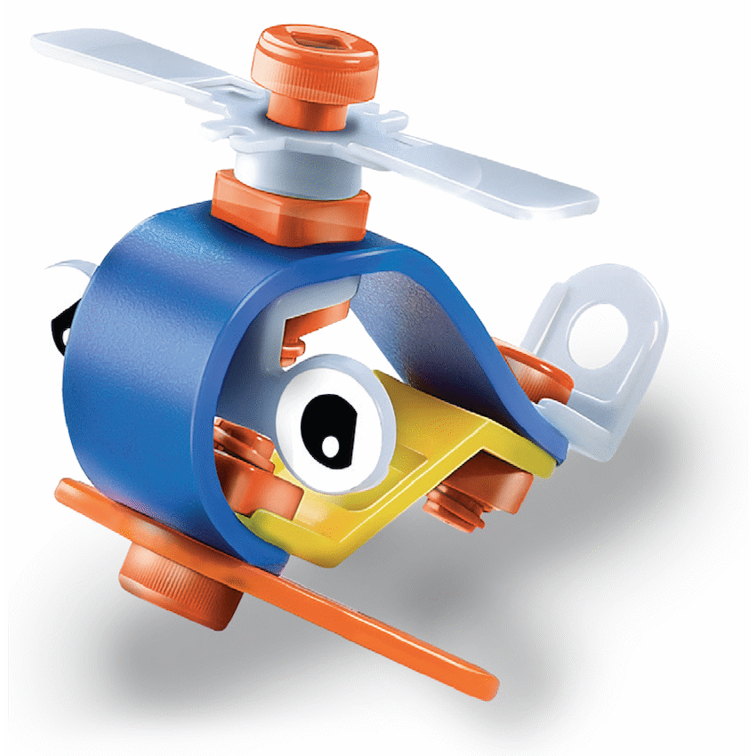 Edu-matic Flexi Build Mini Kit - Helicopter - 14 pcs - Guards On Duty Shop & Security Guards