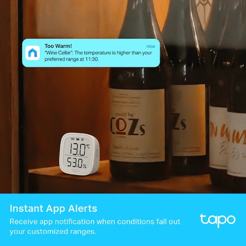 Tapo TP-Link Tapo T315 Smart 868mhz Temperature & Humidity Monitor