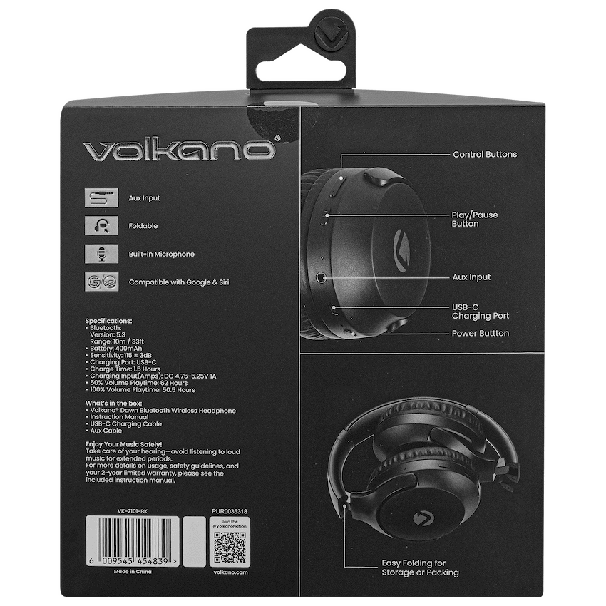 Volkano Dawn BT Wireless Headphone