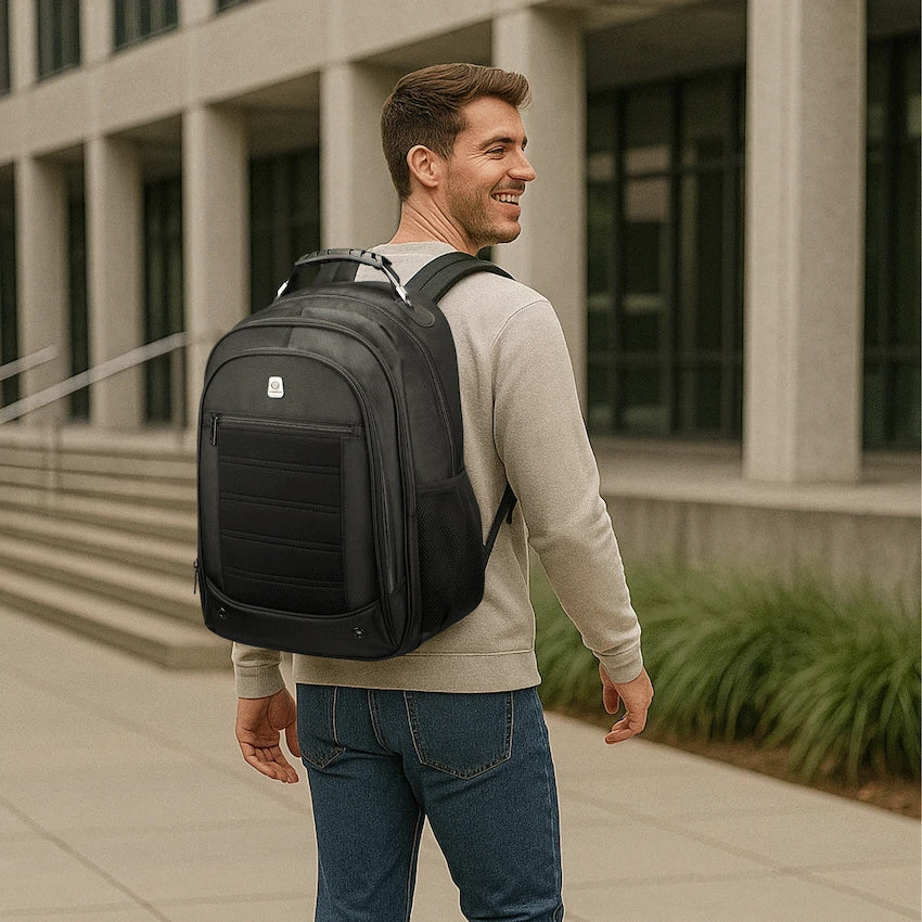 Volkano Captain 15.6" Laptop Backpack - Black