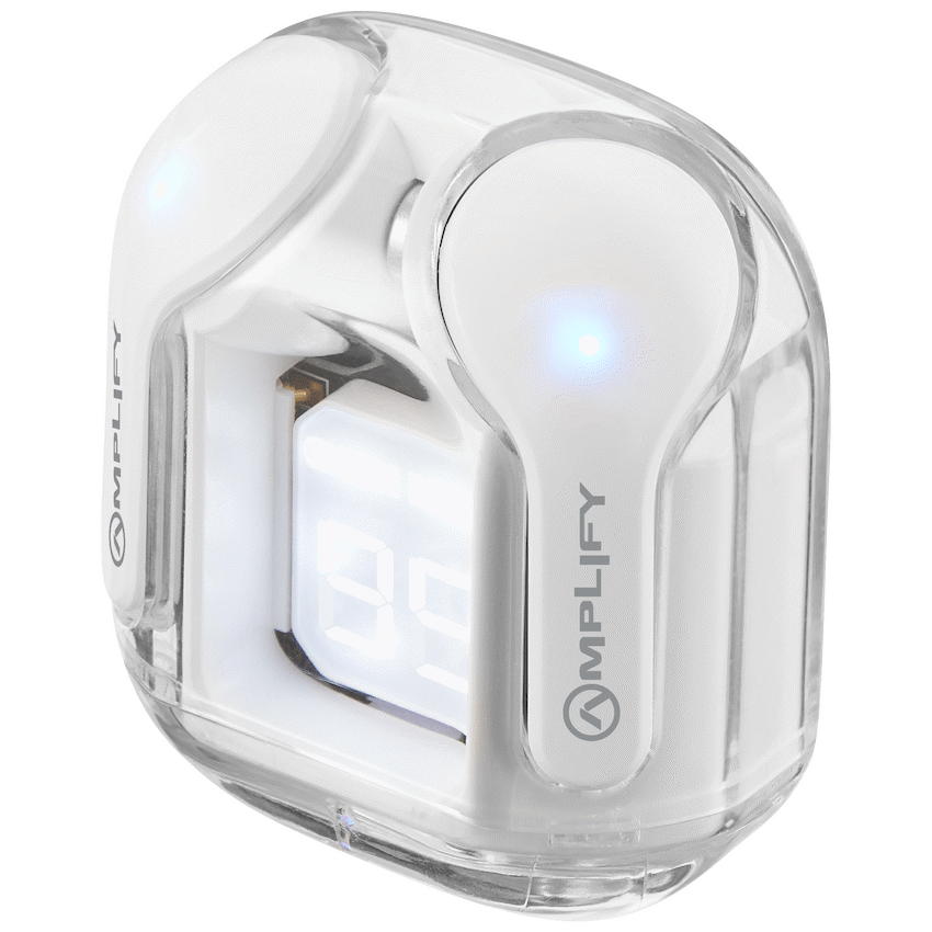 Amplify Lumina Series TWS Earphones - White - Guards On Duty Shop & Security Guards