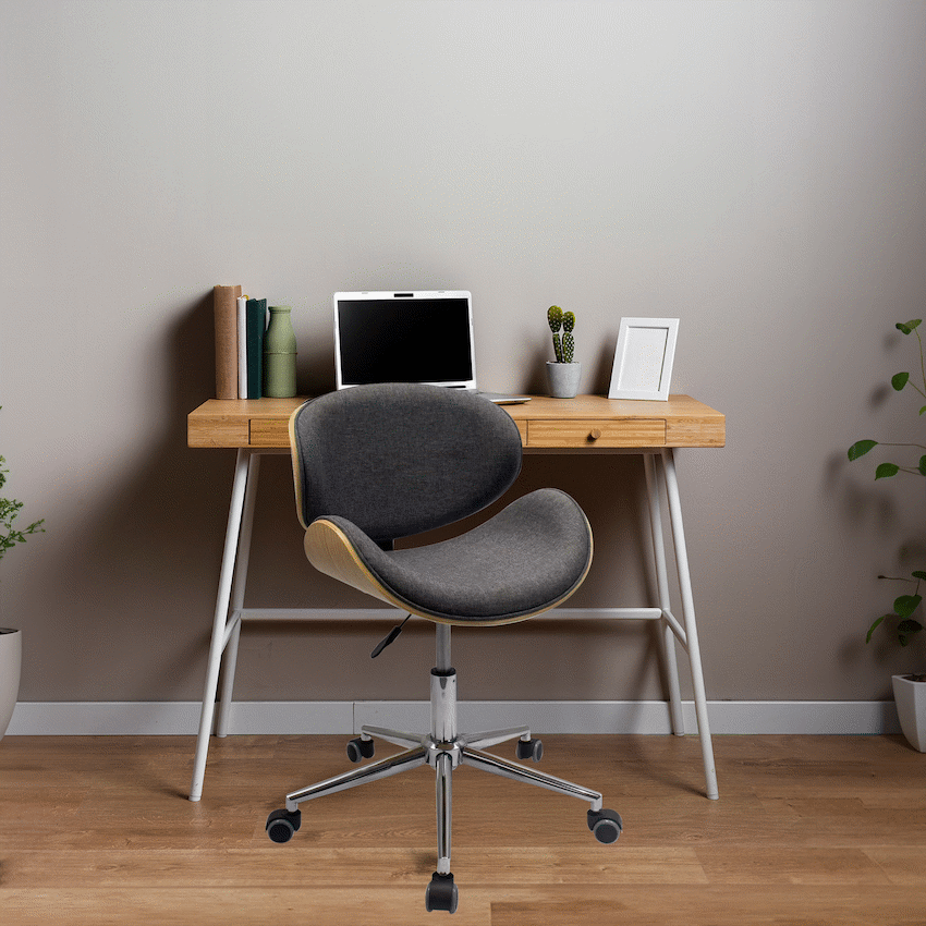 Amos Mid Back Office Chair - Grey