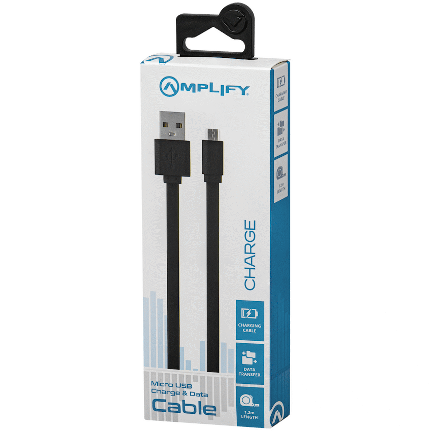 Amplify Charge Series Micro USB Charge Cable - Guards On Duty Shop & Security Guards