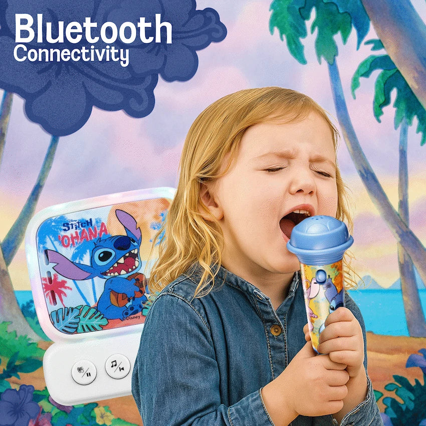 Disney Stitch Bluetooth Mini Karaoke Machine with Belt Hook