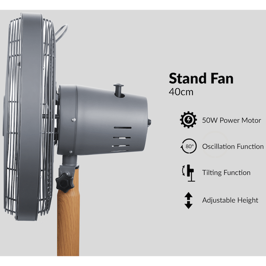 Boden Stark 40cm Stand Fan