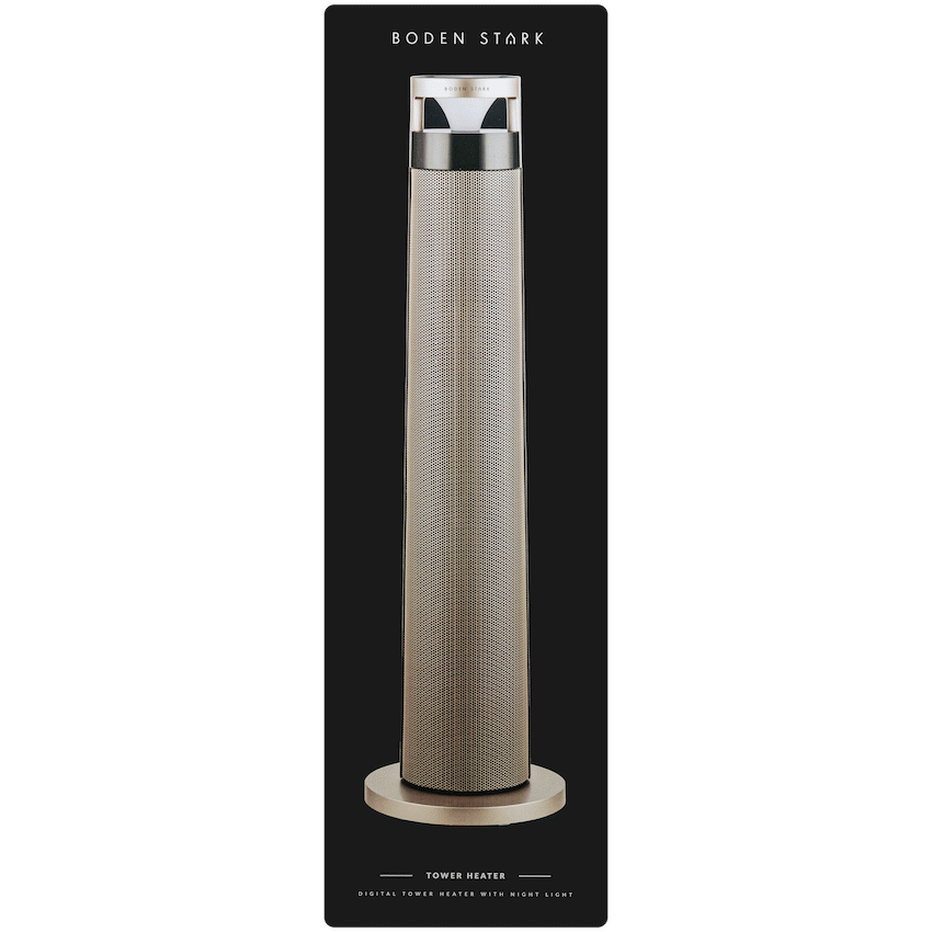 Boden Stark Tower Heater Night Light - Champagne - Guards On Duty Shop & Security Guards