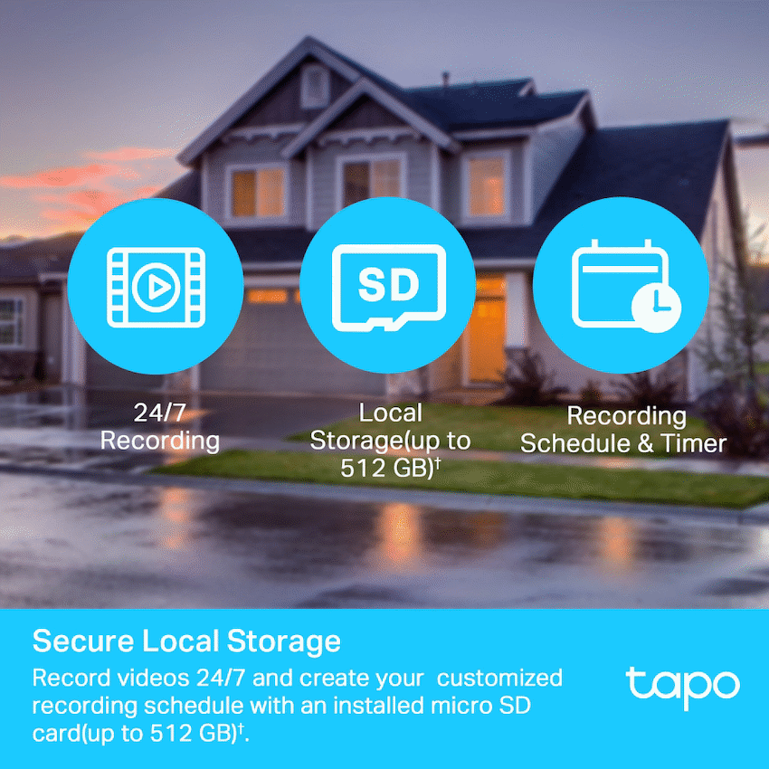 Tapo TP-Link Tapo C500 1080p Outdoor Pan/Tilt Security Wi-Fi Camera
