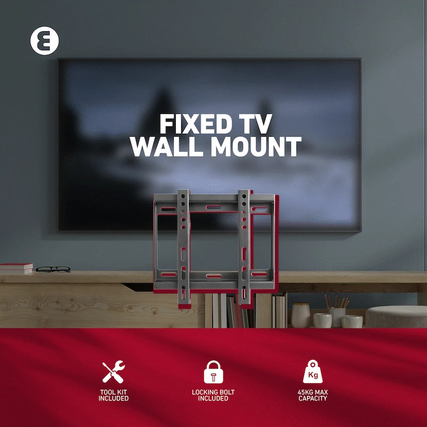 Ellies Solid series Fixed Tv Wall Mount For 23" - 42" TVs - Guards On Duty Shop & Security Guards