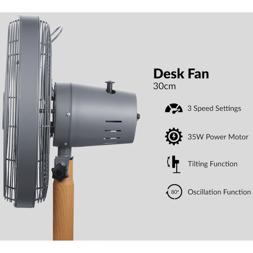 Boden Stark 30cm Desk Fan - Guards On Duty Shop & Security Guards