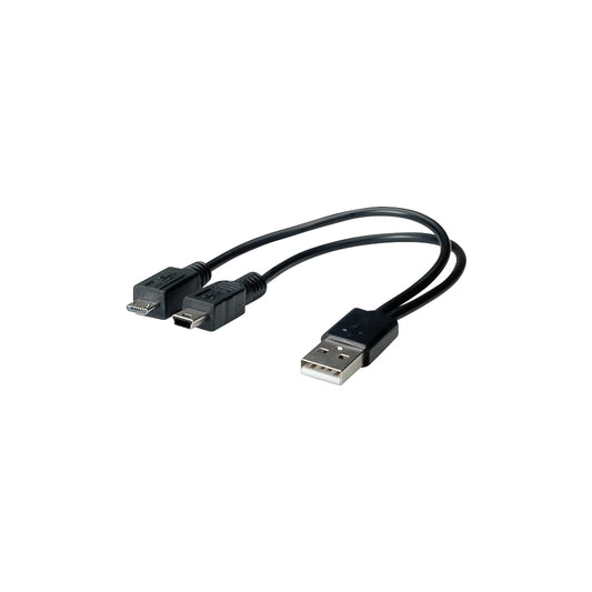 (ru) 15cm Usb A-m to Mini + Micro B-m (11.02.8303) — LinkQnet | Guards on Duty Shop