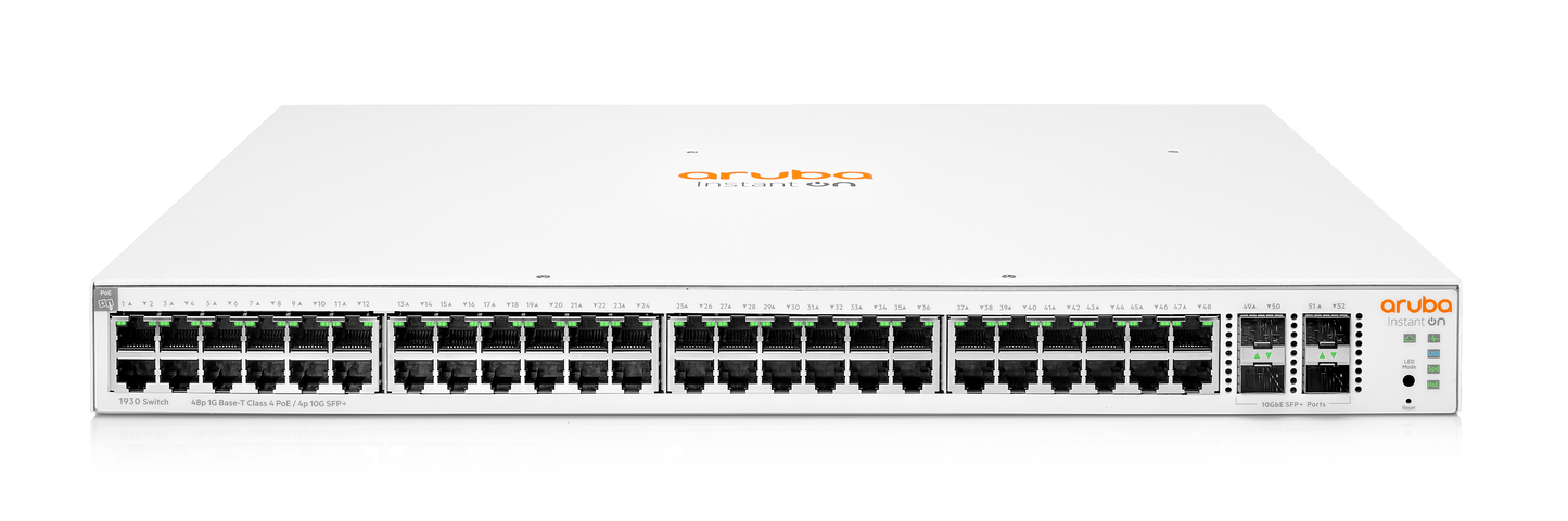 HPE Networking Instant On 1930 4SFP+ 48 Port 370W | ARU-IO-SW193048G-370W