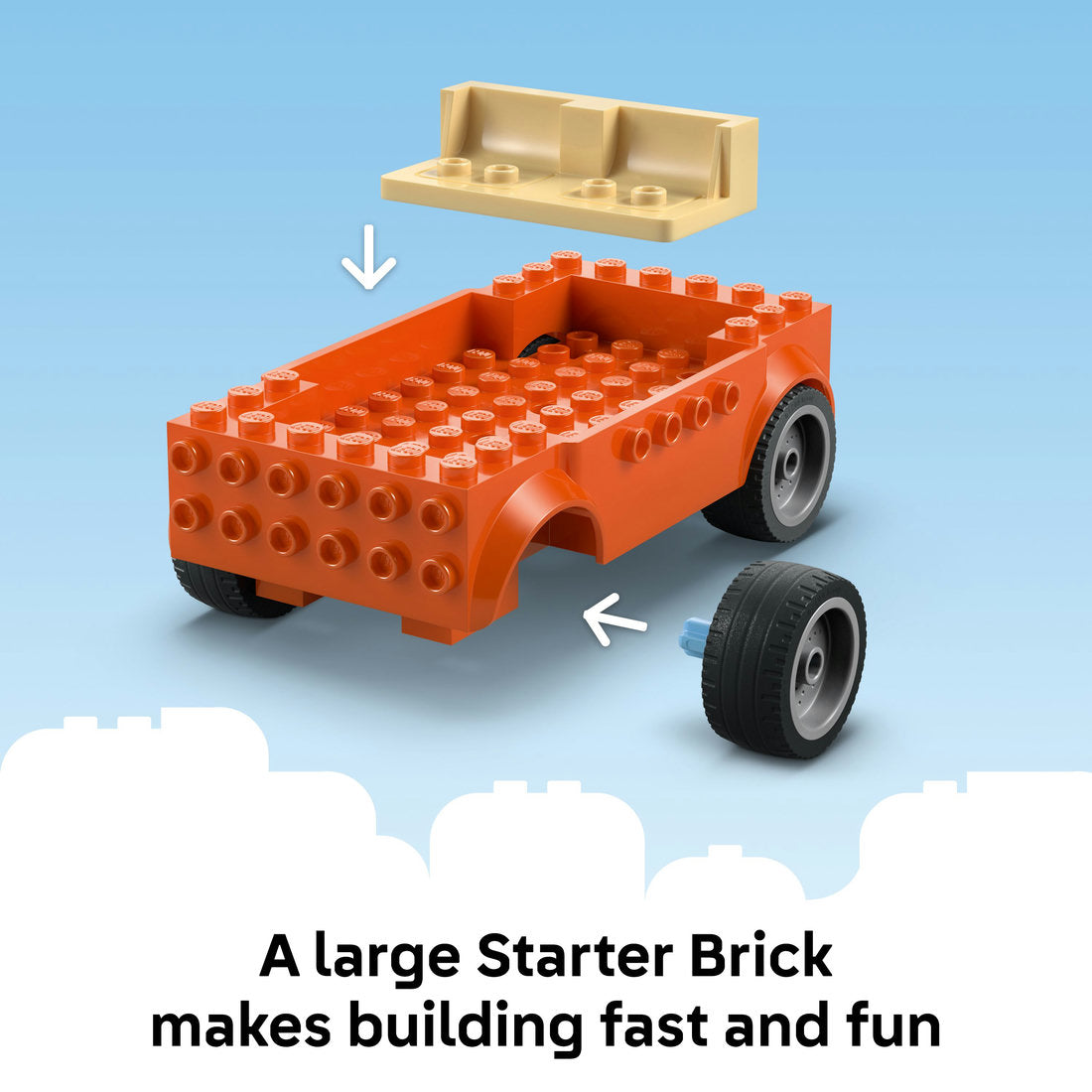 LEGO® Bluey: Bluey’s Beach & Family Car Trip, Preschool Toy Building Kit 11202