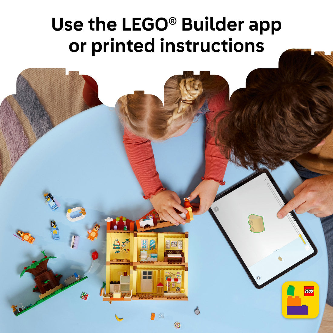 LEGO® Bluey: Bluey’s Family House Playset, Home-Building Kit 11203