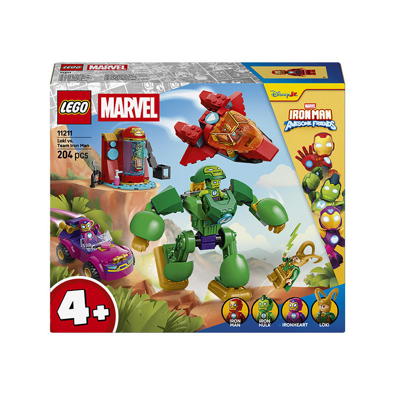LEGO® ǀ Marvel Iron Man and His Awesome Friends Loki vs. Team Iron Man 11211