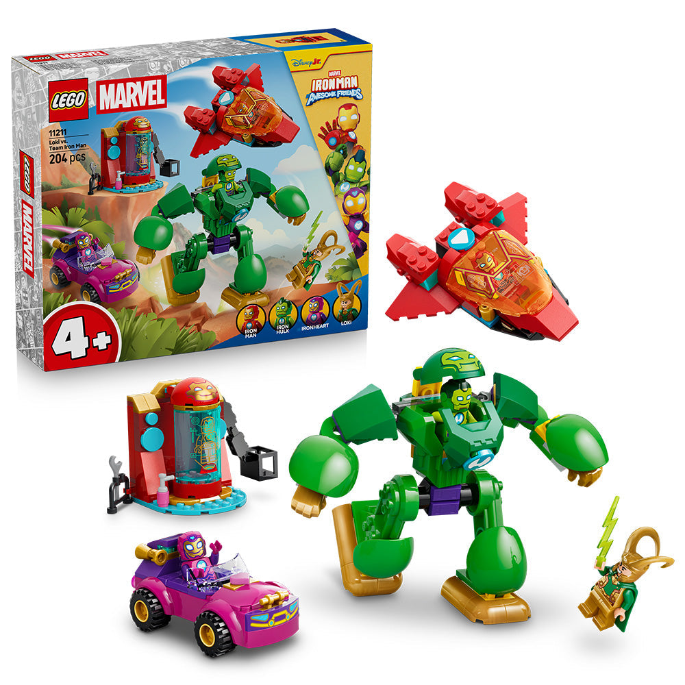 LEGO® ǀ Marvel Iron Man and His Awesome Friends Loki vs. Team Iron Man 11211