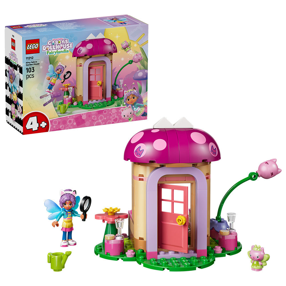 LEGO® Gabby’s Dollhouse Kitty Fairy’s Garden House Toy 11212