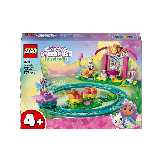 LEGO® Gabby’s Dollhouse Fairy Roller Coaster and Tea Party 11214