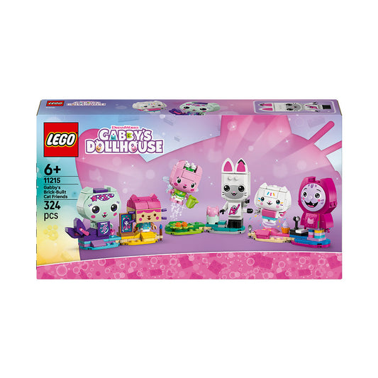 LEGO® Gabby’s Dollhouse Gabby’s Brick-Built Cat Friends 11215