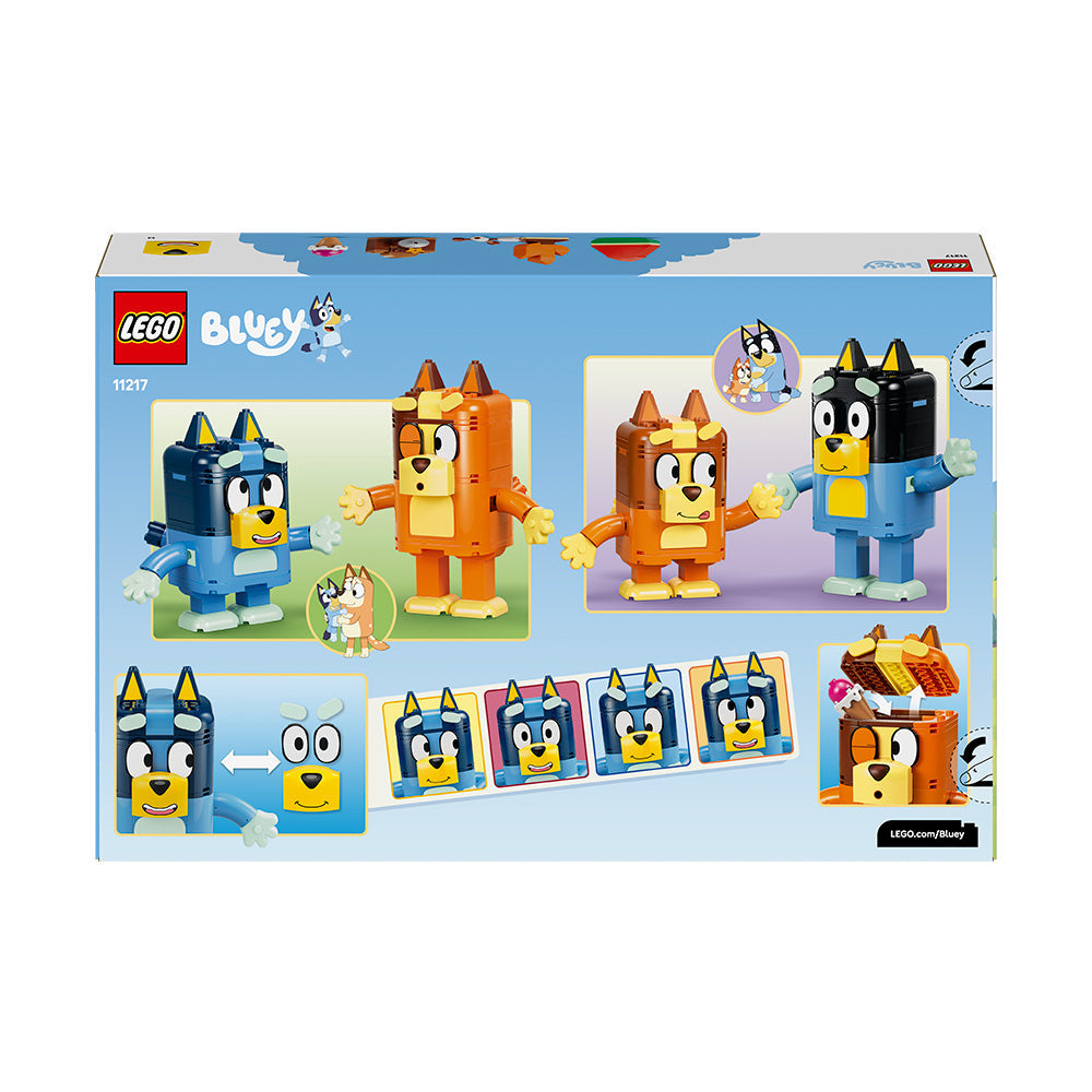 LEGO® Bluey Brick-Built Bluey Family Toy Figures Set 11217