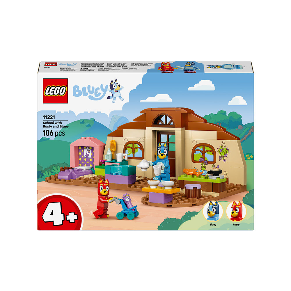 LEGO® Bluey School with Rusty and Bluey Building Toy 11221