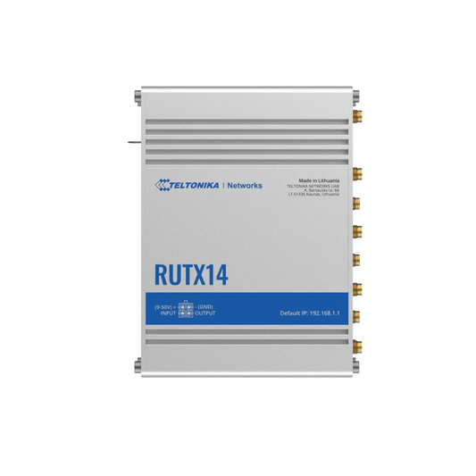 Teltonika 4G LTE Cat 12 Industrial Cellular Router | RUTX14